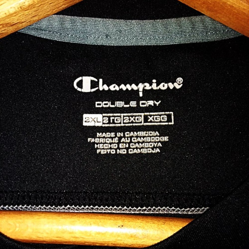 Champion Double Dry Athletic Shirt Sz 2XL - Picture 8 of 9